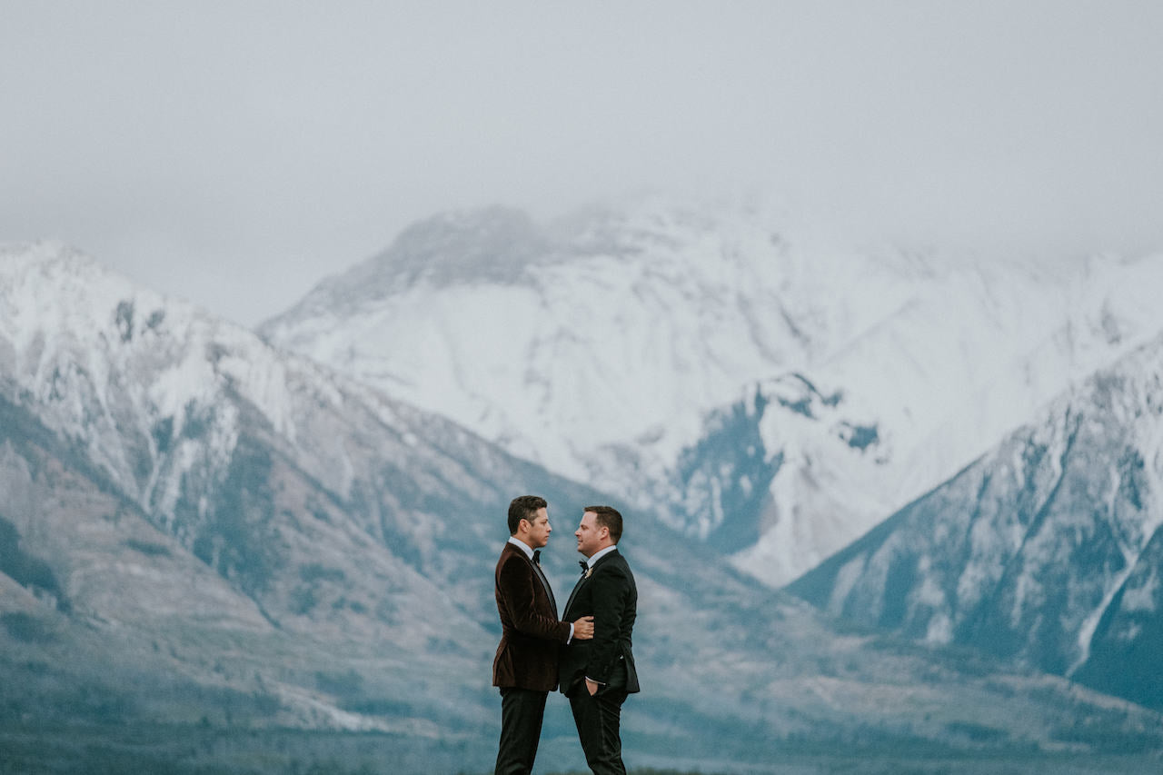 Inside Dave Emond and Matthew Lowe's Stylish Rocky Mountains Wedding