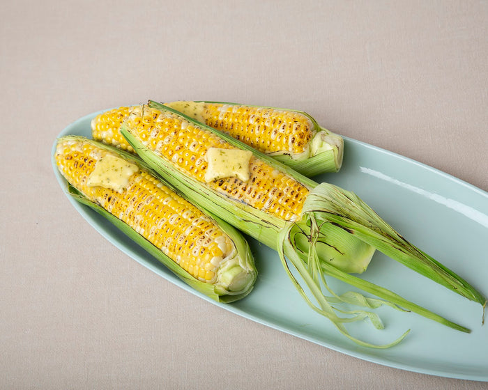 Grilled Corn with Herb Butter