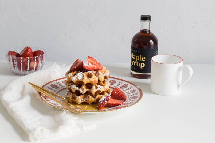 Yeasted Brown Butter Waffles