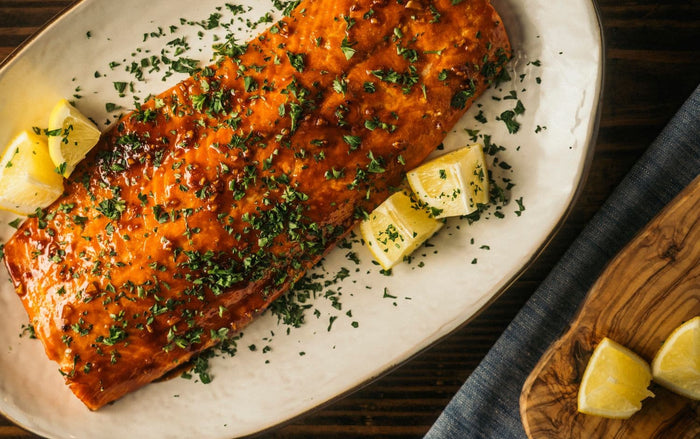 Maple Soy Glazed Trout