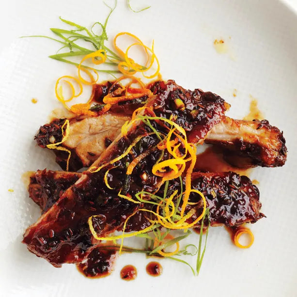 Orange and Soy-Glazed Baby Back Ribs