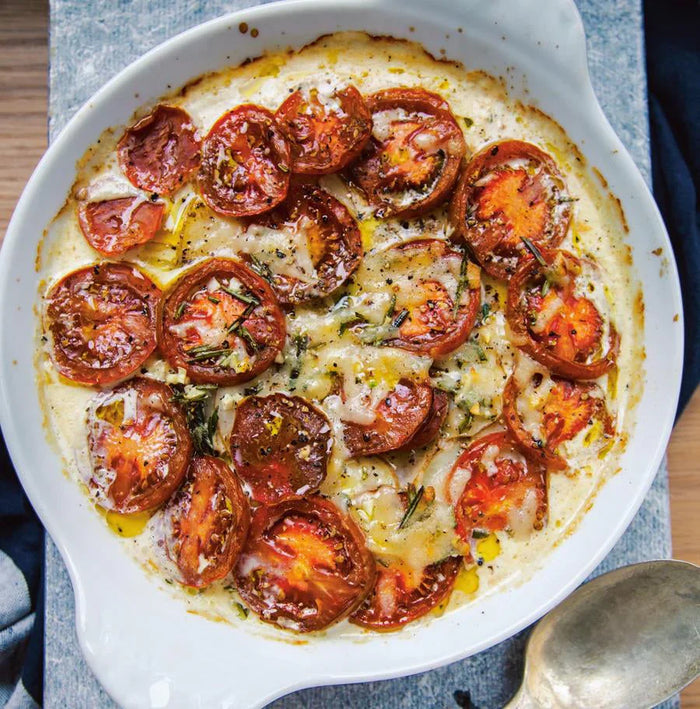 Potato and Green Tomato Gratin