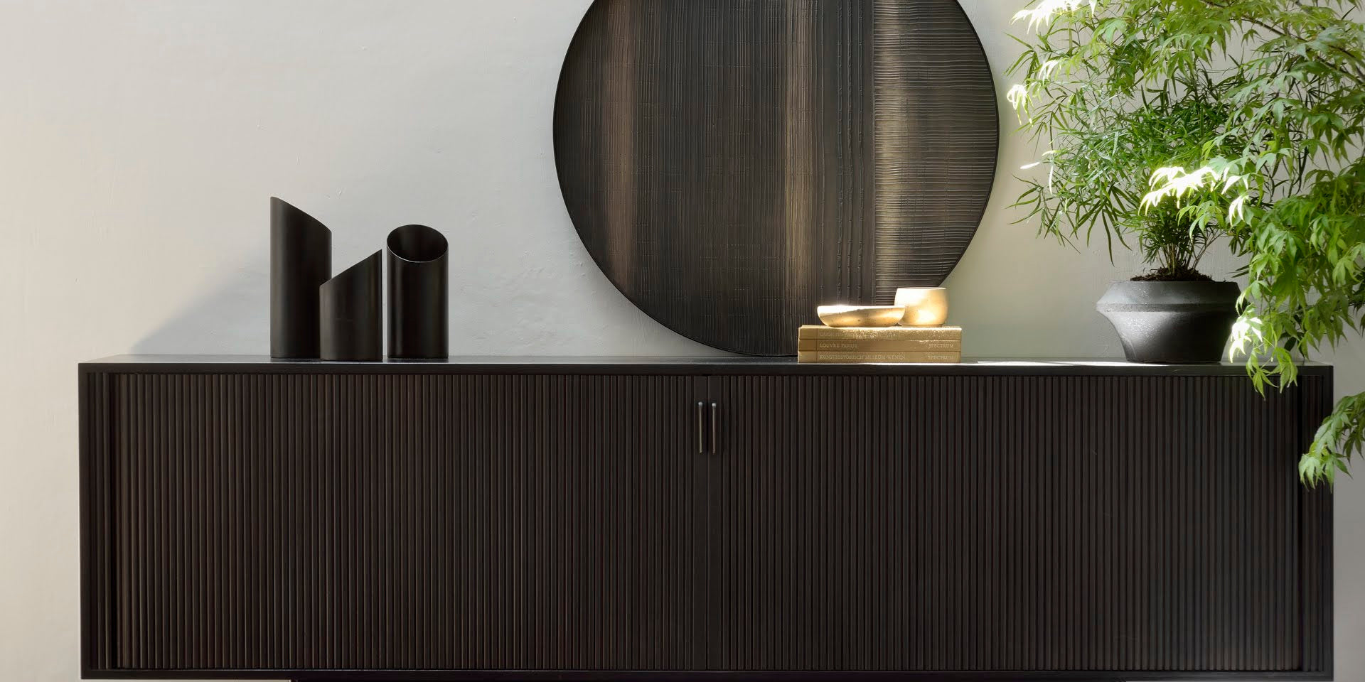 Mirrors + Bookshelves