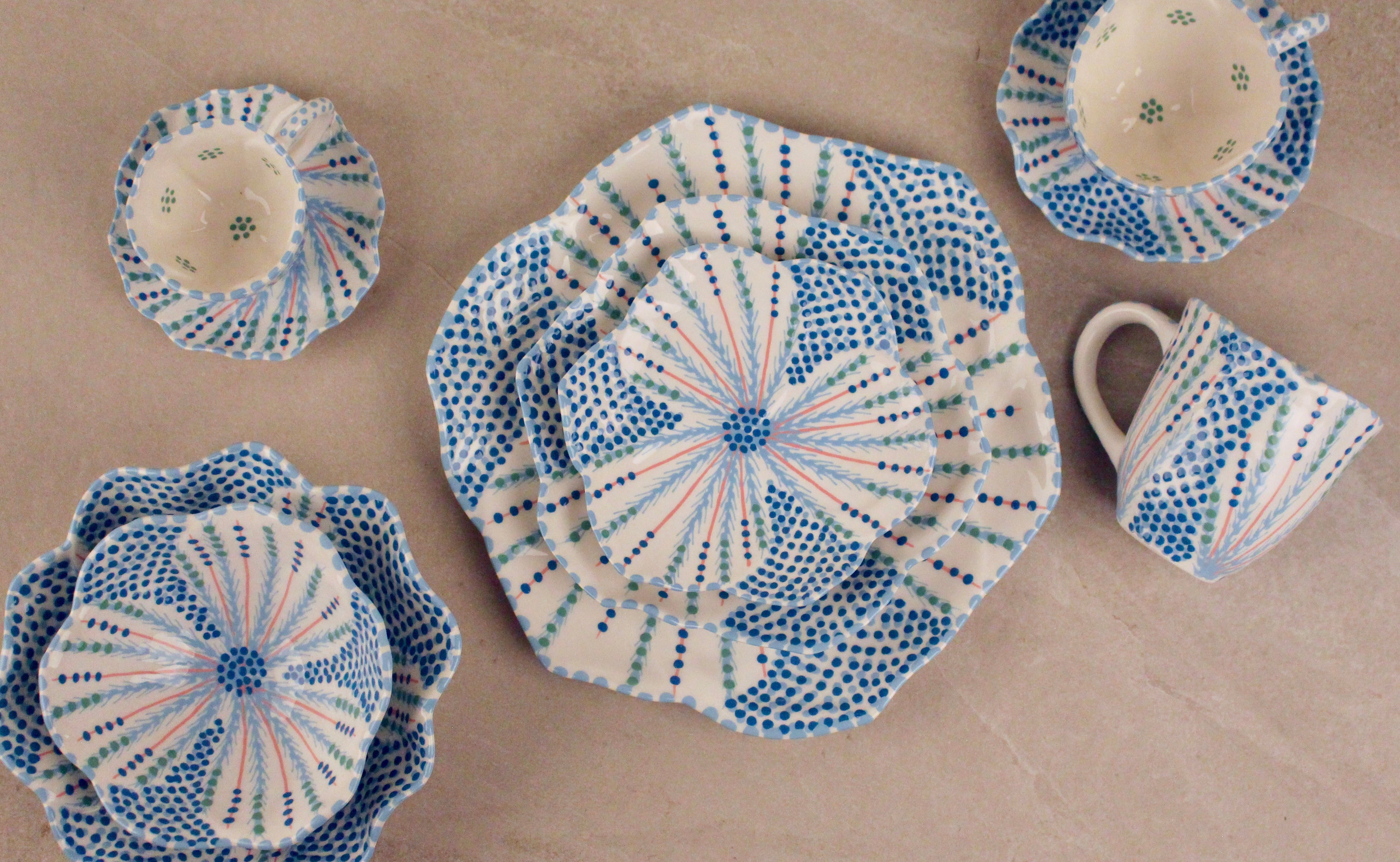 Potterswork Cornflower Collection