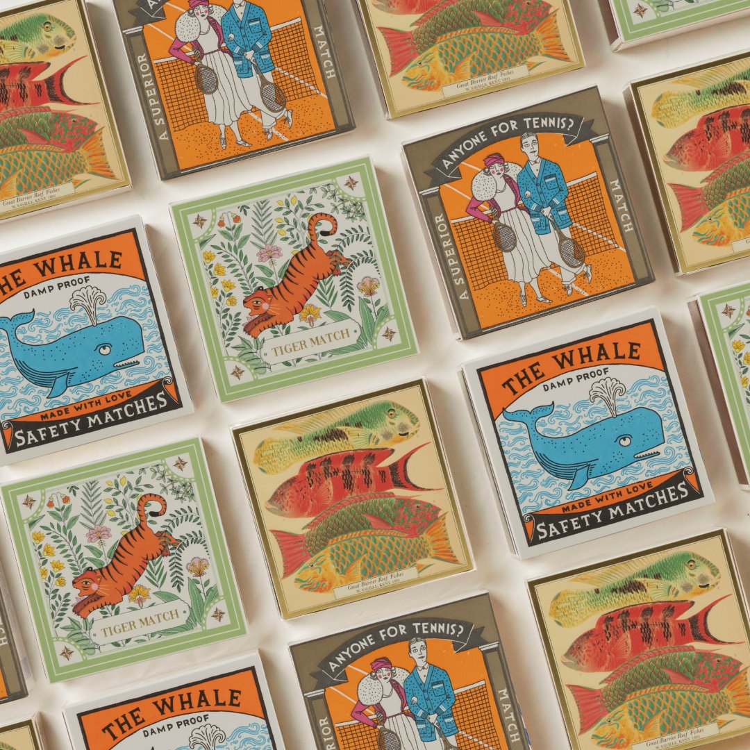 Luxury Letterpress Matches