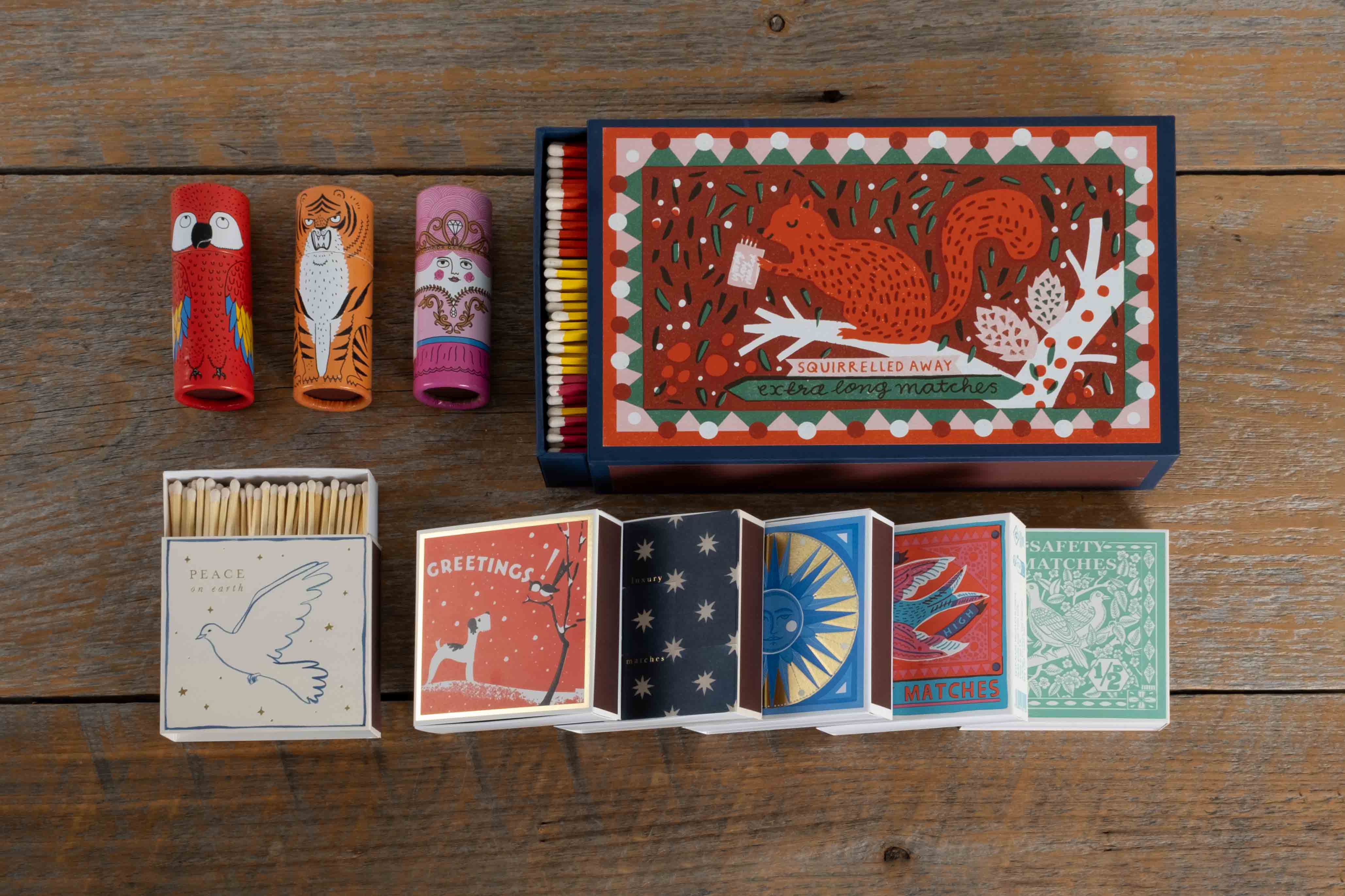 Luxury Letterpress Matches