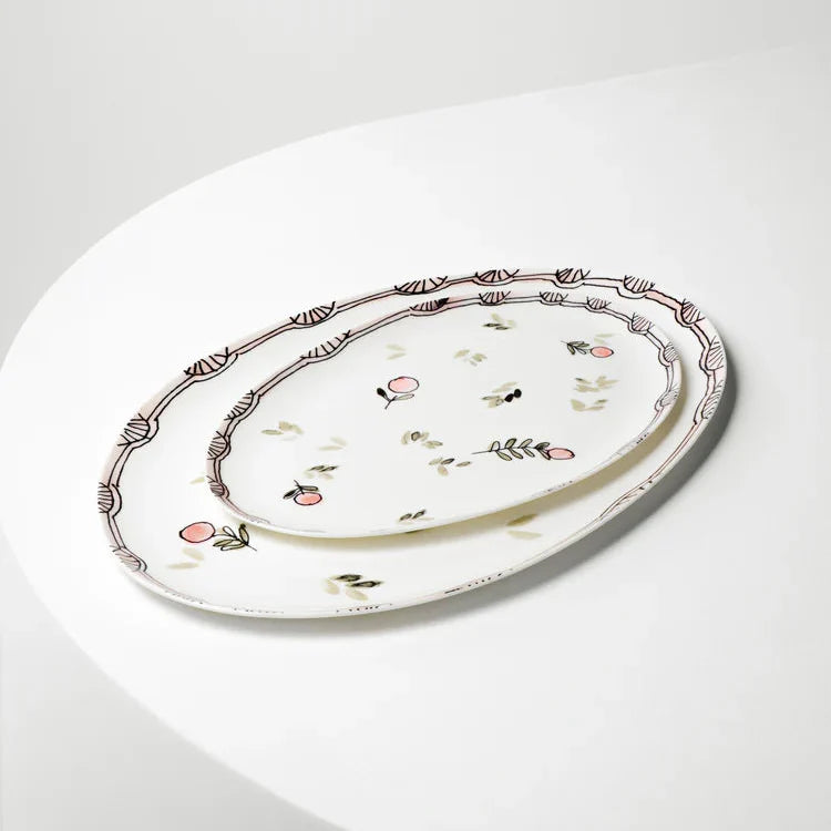 Marni x Serax - Midnight Flowers Oval Platters