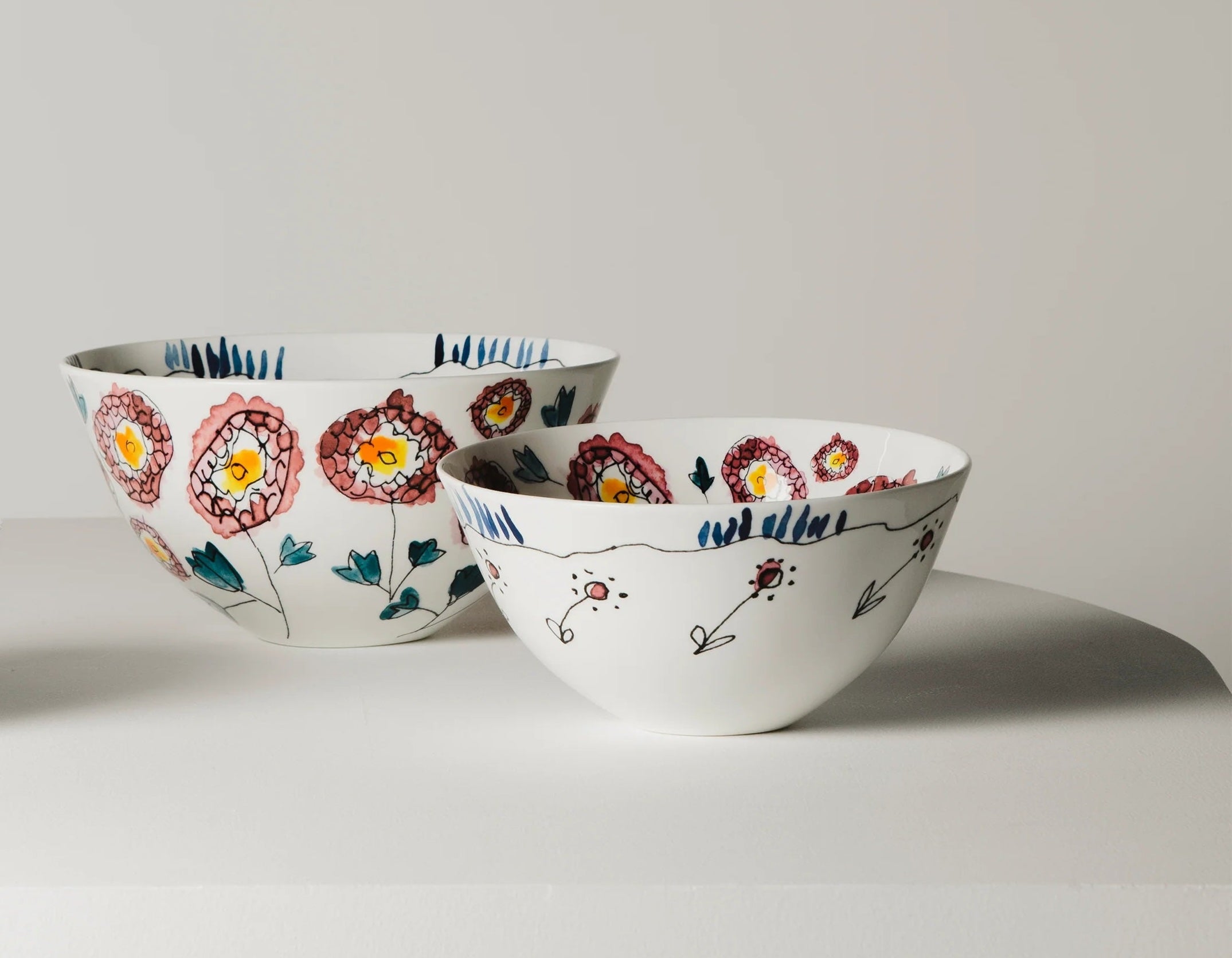 Marni x Serax - Midnight Flowers Serving Bowls
