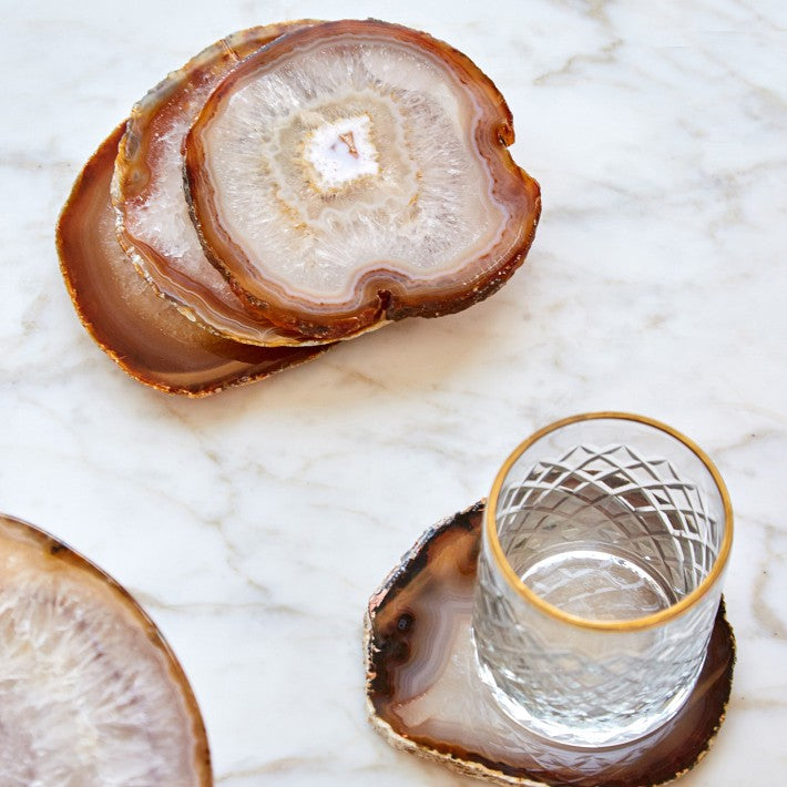 Pedra Agate Coasters by ANNA