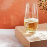 The O Champagne Tumblers, Set of 2