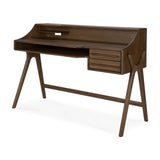 Flow Desk Teak Wild Brown