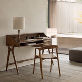Flow Desk Teak Wild Brown