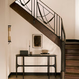 PI Console, Teak Dark Brown