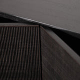 FLOOR SAMPLE - Grooves Teak 3-Door Sideboard
