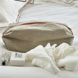 Brera Lino Toiletry Bag Large Pebble