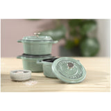 Cast Iron .25 QT Mini Cocotte Sage
