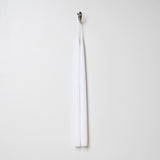 14" Tapered Candles, White