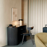 Roller Max Desk, Mahogany Dark Brown