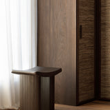 Roller Max Stool, Mahogany Dark Brown