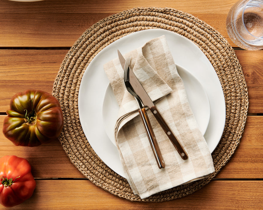 Sandia Melamine White Dinner Plate, 11"