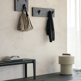 Utilitile Wall Hanger, Oak Black, 6 Hangers