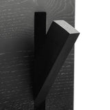 FLOOR MODEL | Utilitile Wall Hanger, Oak Black, 6 Hangers