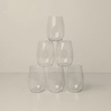 Shatterfree Stemless Resin Glass, Small Set/6