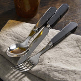 Gustave 5-Piece Place Setting, Grey
