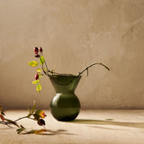 Low Vase Duck Green, 6"