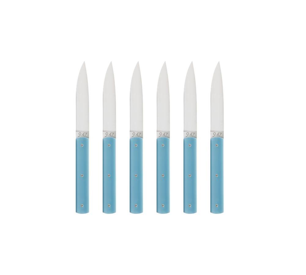 Perceval 9.47 Celadon Blue Artisan Steak Knife