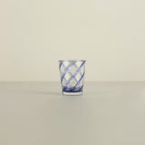 Shatterproof Spiral Glass, Blue