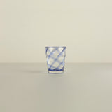 Shatterproof Spiral Glass, Blue