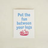 Bicycle Fun Letterpress Card