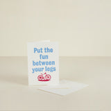 Bicycle Fun Letterpress Card