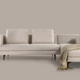 August Dormeuse Sectional, Left Facing