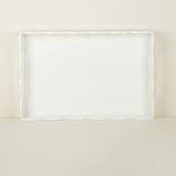 Large White Lacquered Scallop Tray