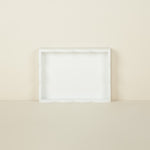 Medium White Lacquered Scallop Tray