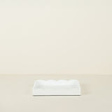 Small White Lacquered Scallop Tray