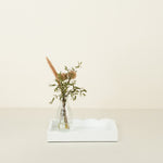 Small White Lacquered Scallop Tray