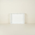 Small White Lacquered Scallop Tray