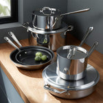 All-Clad D3 Polished Collection, 10-Piece Stainless Set