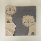 Lions In Love Baby Blanket