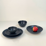Livia Matte Black Salad/Dessert Plate