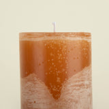 Medium Belgian Pillar Candle, Camel