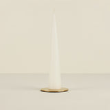 Candle Plate, Matte Gold