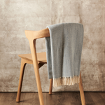 Celine Brushed Cotton Throw, Cadet 51" x 71"
