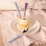 Children’s Fork & Spoon Set, Light Blue