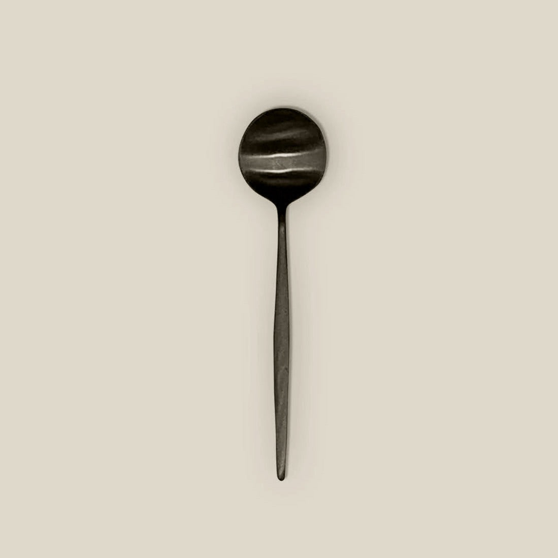 Cutipol Moon Matte Black Moka Spoon