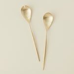 Cutipol Moon Matte Champagne Salad Servers