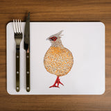 Festive Fowl Small Rectangular Placemat